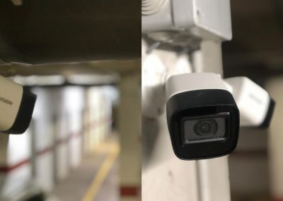 Instalación de sistema de videovigilancia CCTV en garaje comunitario de Alicante