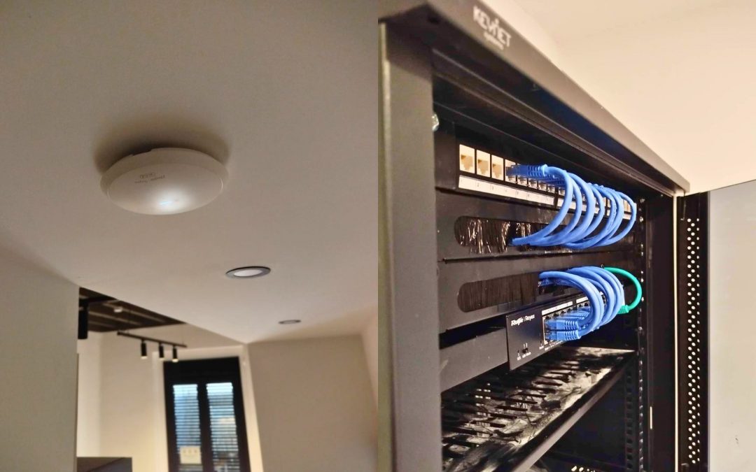 Instalación de red Wi-Fi profesional centralizada en 12 apartamentos turísticos en el centro de Alicante